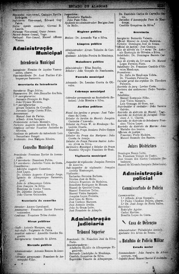 Hugo Jobim-Estado Alagoas-1916
